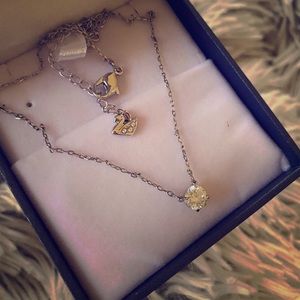 Classic Single diamond Swarovski necklace